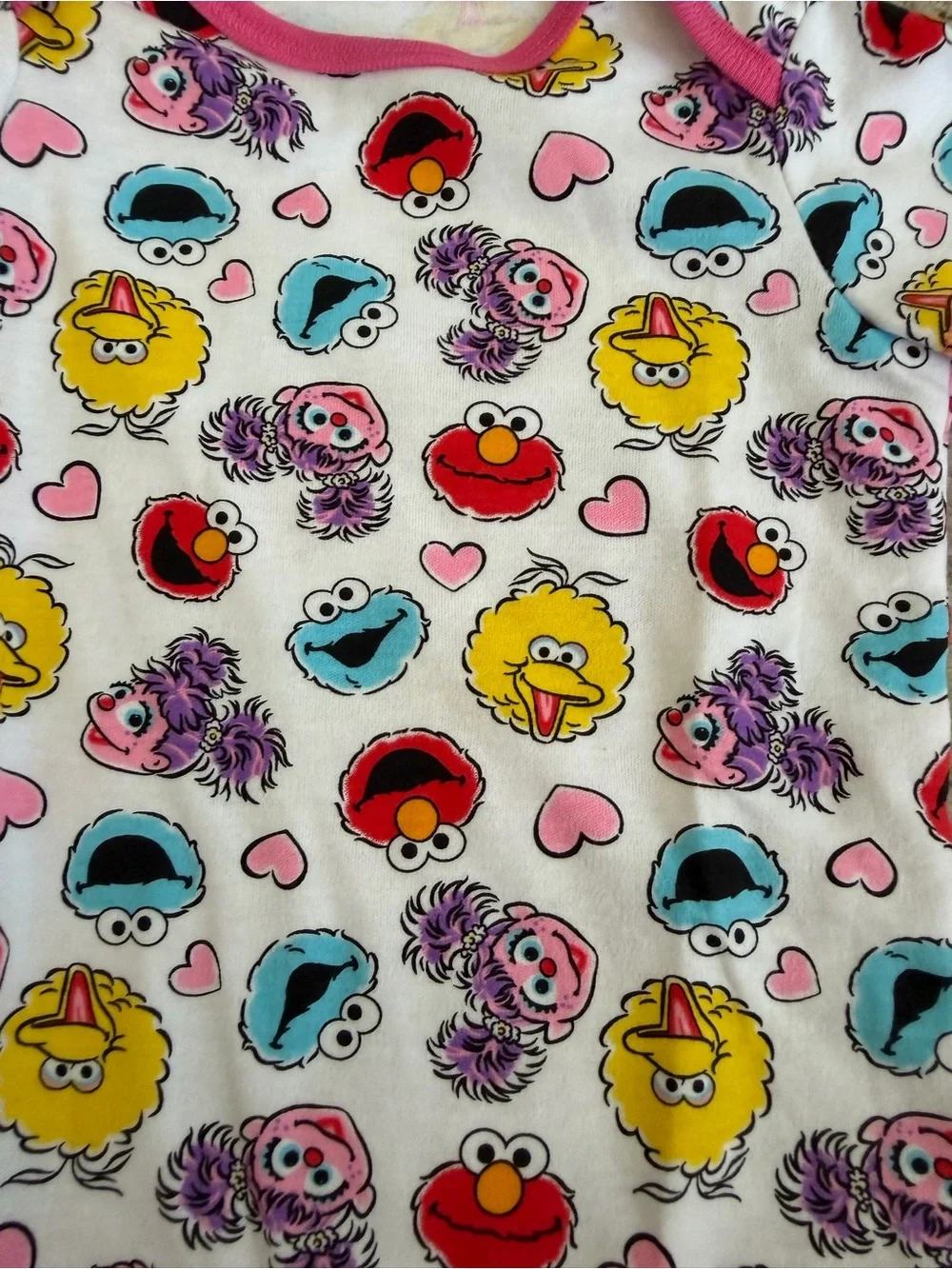 Sesame Street Baby Girls Bodysuit Lot 6-9M (Set of 2)